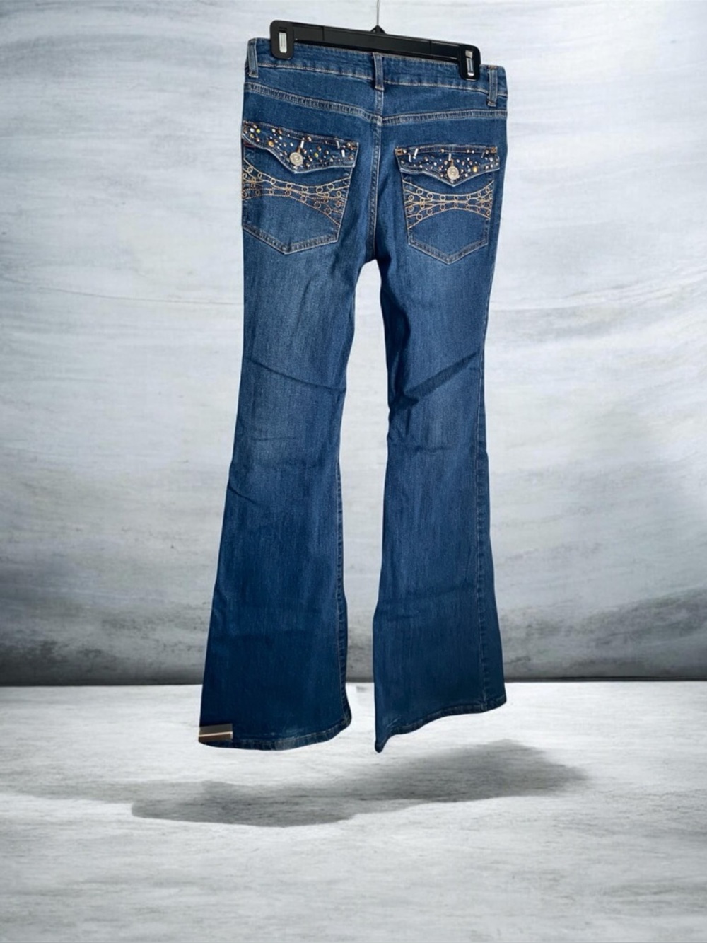 BDG | Embellished Flare Denim Blue Jeans | Women’s Tall | Size 27